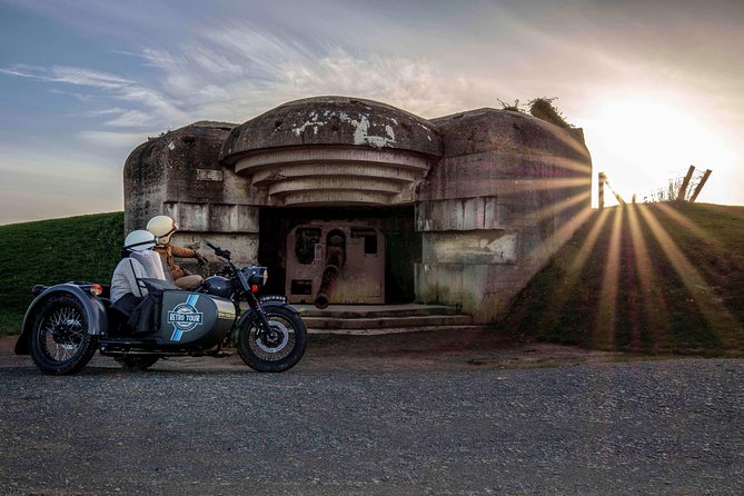 2- to 6-hour sidecar excursion on the D-Day Landing Beaches - Longues-sur-Mer and the Atlantic Wall