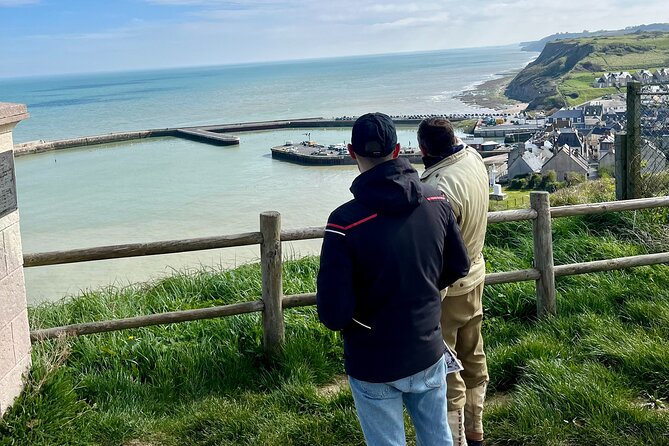 2- to 6-hour sidecar excursion on the D-Day Landing Beaches - Omaha Beach, where the day turns somber
