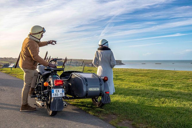 2- to 6-hour sidecar excursion on the D-Day Landing Beaches - Pointe du Hoc on the six-hour route