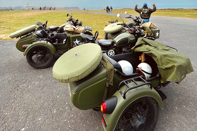 2- to 6-hour sidecar excursion on the D-Day Landing Beaches - Starting in Bayeux with the right equipment