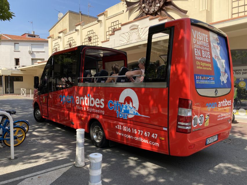 Antibes: 1 or 2-Day Hop-on Hop-off Sightseeing Bus Tour - Baie de la Garoupe and the Cap d’Antibes coast