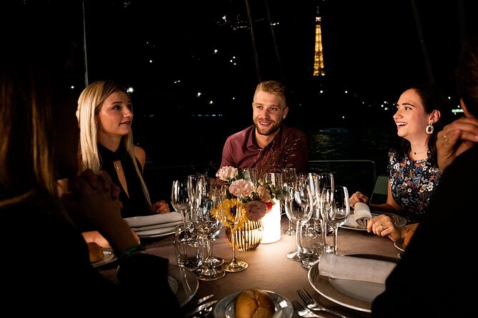 Bateaux Parisiens Seine River Gourmet Dinner & Sightseeing Cruise - Starting beneath the Eiffel Tower at 8:30 pm