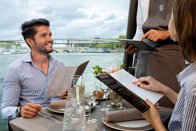 Bateaux Parisiens Seine River Gourmet Lunch & Sightseeing Cruise - The three-course lunch and wine service