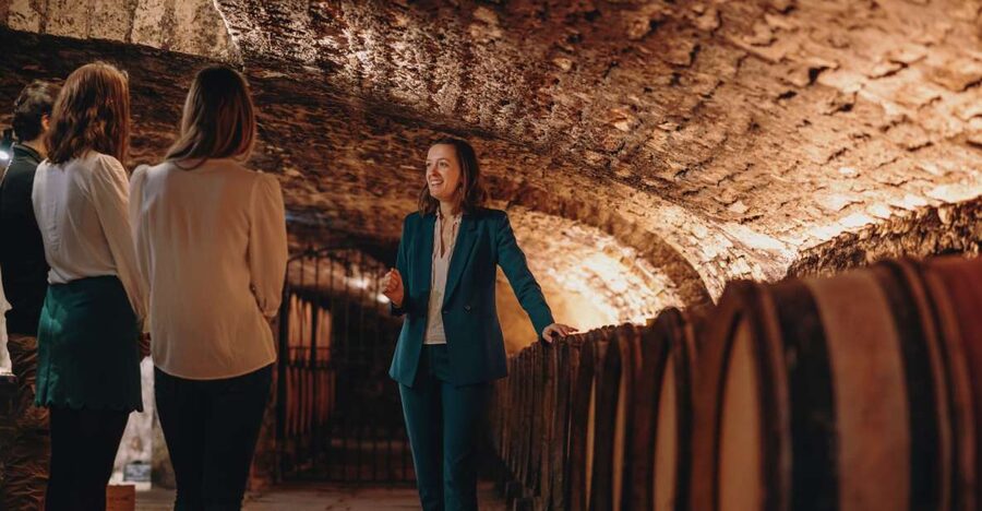 Beaune: Maison Champy Guided Cellar Tour with Wine Tasting - Walking through the 15th-century cellars