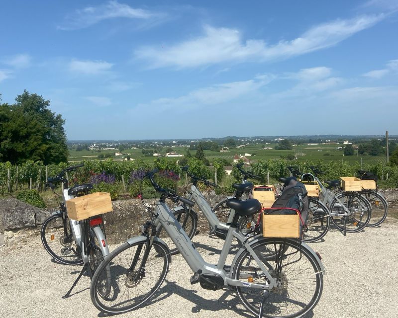 Bordeaux: St-Emilion Vineyards e-Bike Tour with Wine & Lunch - Lunch at a classified-growth château