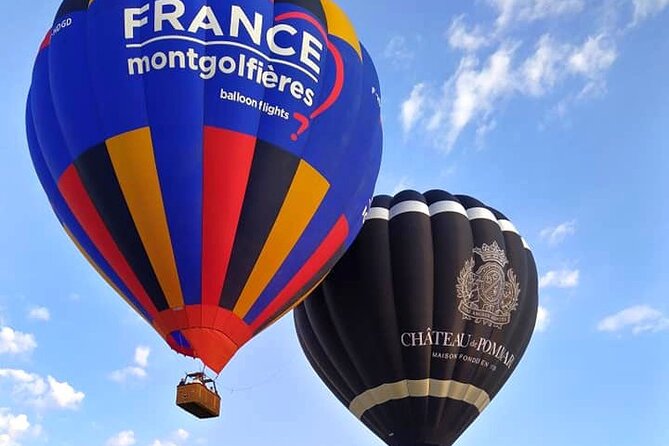 Burgundy Hot-Air Balloon Ride from Beaune - Champagne after landing