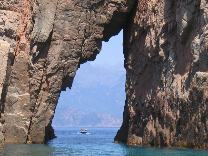 Calvi: Scandola and Piana Guided Boat Tour - A swim in clear water, with time to slow down