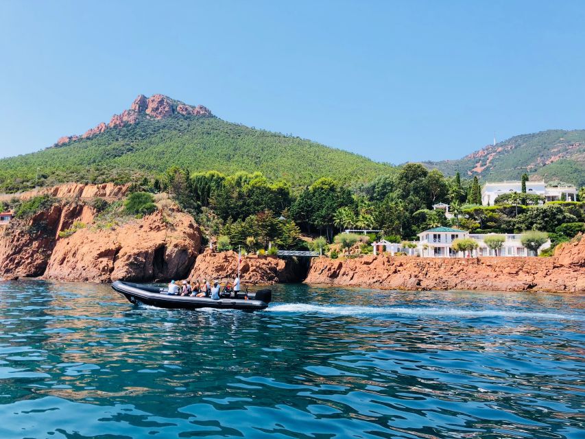 Cannes: 2.5-Hour Esterel Calanques Boat Excursion - From Cannes toward Mandelieu-La Napoule