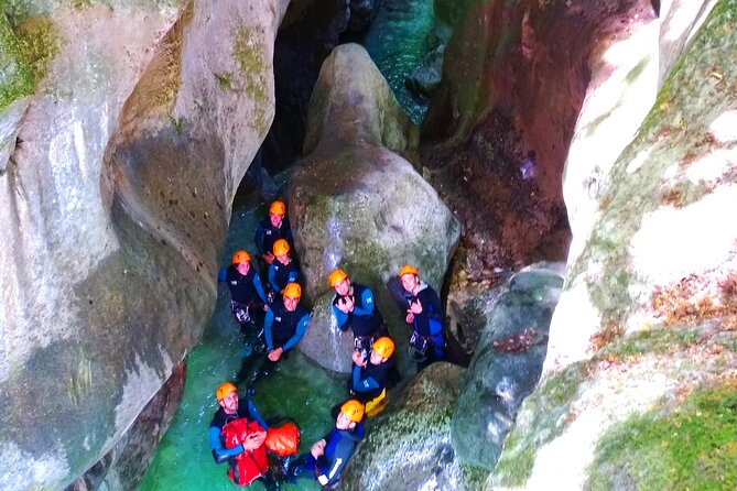 Canyoning Grenoble: the Furon canyon - Small slides, a zip line, and changing obstacles