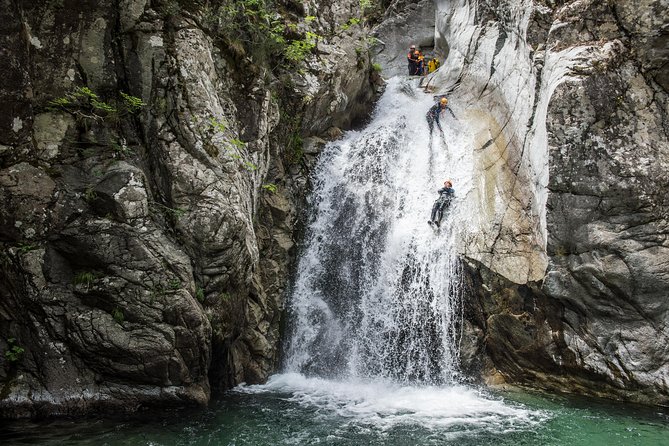 Canyoning The Verghellu Canyon in Corsica - Natural Slides, Pool Jumps, and Rope Work