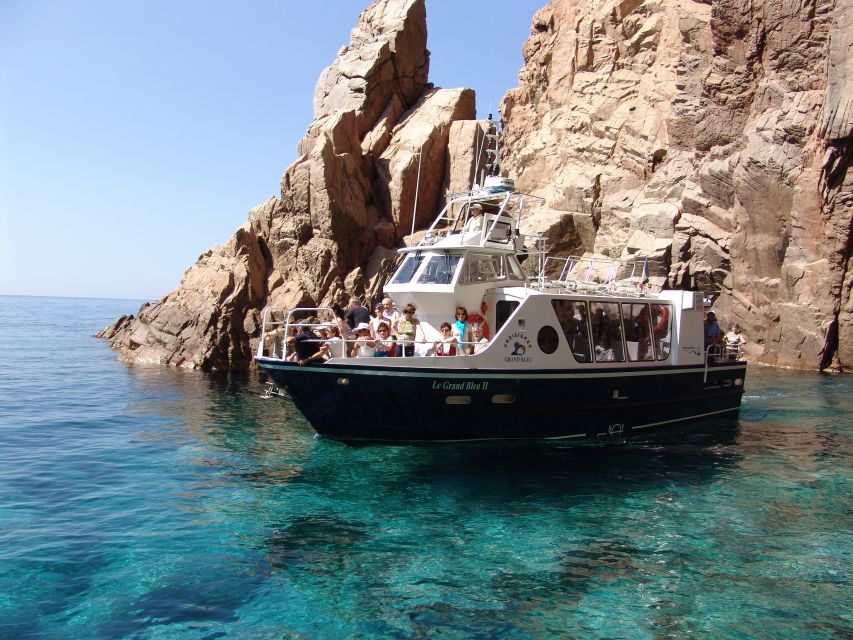 Cargèse: Scandola, Girolata, and Piana Afternoon Boat Tour - Scandola Reserve and the remains of a volcano
