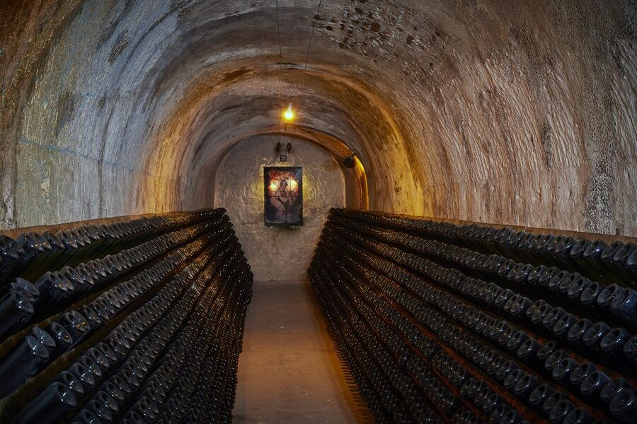 Champagne: Canard-Duchêne Champagne House Tour - Going 130 steps below ground