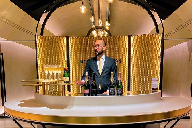 Champagne Day Trip from Paris with 8 Tastings & Lunch - The First Champagne House: Big Names and Underground Cellars
