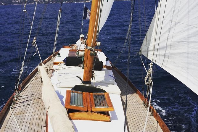 Classic Yacht Sailing in Cannes - Île Saint-Honorat and the island views
