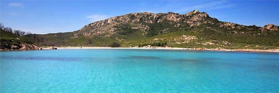 Day cruise to the Cerbicales & Lavezzi Islands with lunch - A long coastal view past Corsicas famous beaches