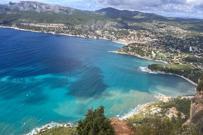 Drive by cabriolet from Marseille cruise port to cassis - Calanque de Figuerolles: Beautiful, but Not Effortless