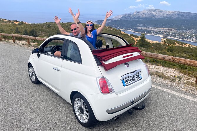 Drive by cabriolet from Marseille cruise port to cassis - What the Calanques National Park Adds