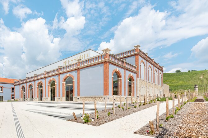 Entrance ticket to Pressoria in the heart of Champagne with Tasting - Entering the former pressing center in Aÿ-Champagne