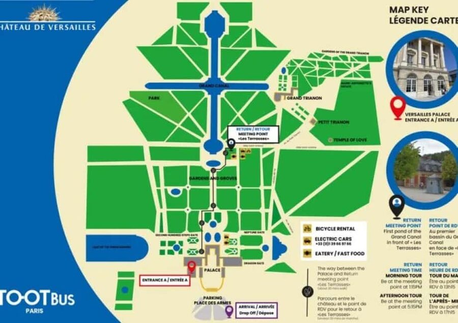 Excursion from Paris to Versailles Palace by Tootbus - Timing, shoes, and the return journey