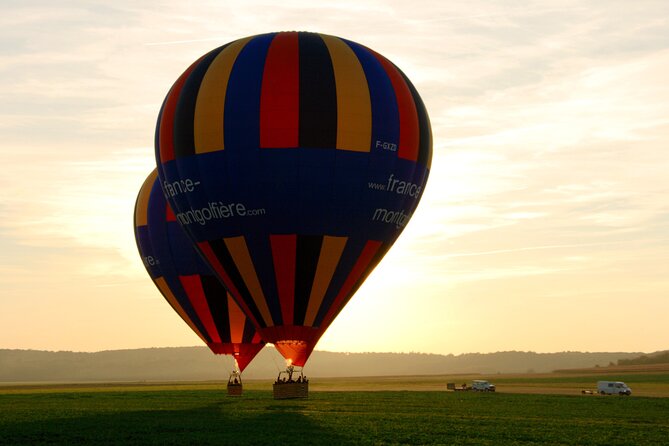 Fontainebleau Forest Half Day Hot-Air Balloon Ride with Chateau de Fontainebleau - Champagne, packing up, and the toast des Aéronautes