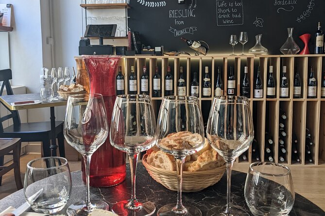 French Wine, Champagne And Cheese Tasting Paris SECRET WINE DOOR - Erwan’s teaching style keeps the room lively