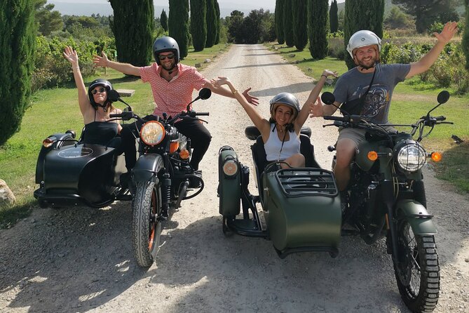 From Aix-en-Provence : Half-day Sidecar Wine Tour - Bimont Dam, ten minutes with Sainte-Victoire