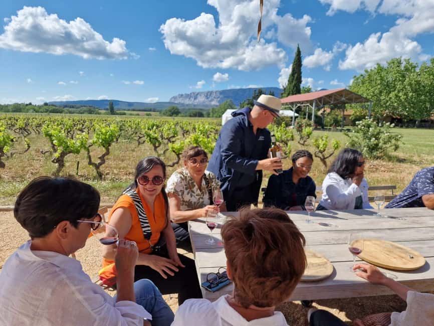 From Aix-en-Provence: Half-day Wine Tour Cezanne Countryside - The 30-minute drive from Aix