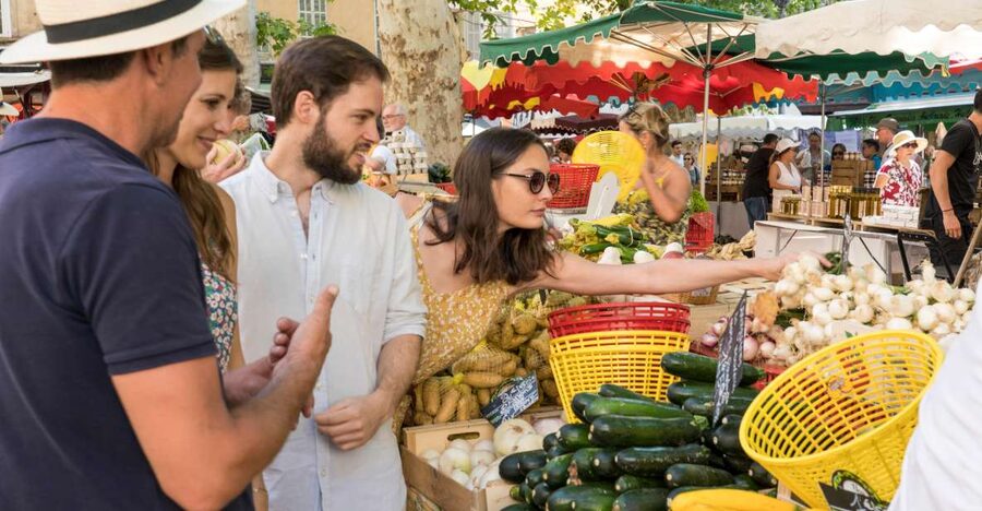 From Aix-en-Provence: Luberon Market & Villages Day Tour - Starting in Aix with a small-group ride