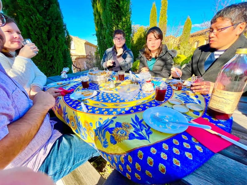 From Avignon: Wine Tour with Visit to Châteauneuf du Pape - The picnic under the Gigondas vines