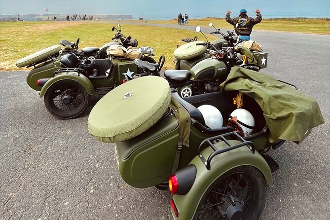From Bayeux: 2-hour private sidecar tour in Normandy - Longues-sur-Mer and the Atlantic Wall guns