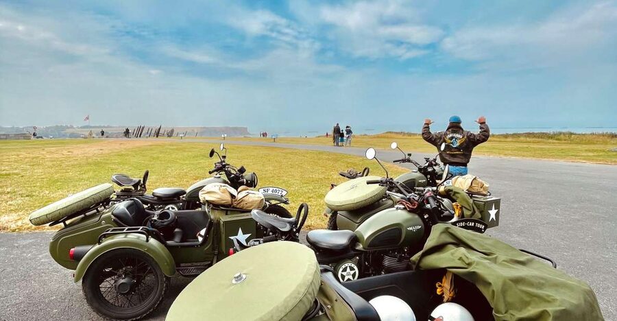 From Bayeux: Half-Day Normandy WWII Sidecar Tour - Port-en-Bessin, a working seaside pause