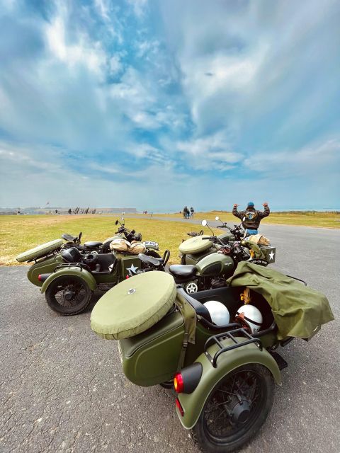 From Bayeux: Half-Day Normandy WWII Sidecar Tour - The American Cemetery at Colleville-sur-Mer