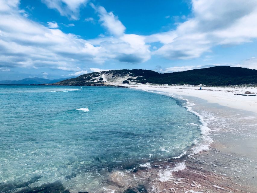 From Calvi: 4x4 Day Tour Mountain & Agriates' Saleccia Beach - The 1,200-meter climb delivers the biggest view