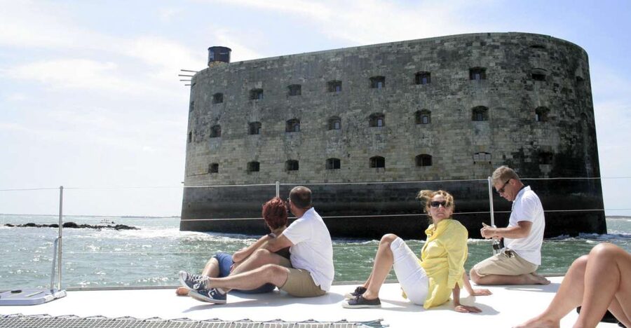 From La Rochelle: Sailing Cruise to Fort Boyard - The islands and open-water views