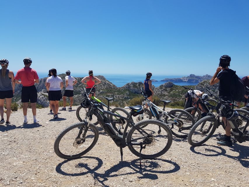 From Marseille: Calanques National Park E-Mountain Bike Tour - Returning along the Crête des Escampons