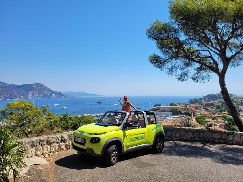 From Nice: Drive a convertible along the coast and visit Èze - The coastal road from Nice to Villefranche