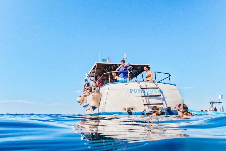 From Nice: French Riviera Swimming and Snorkeling Cruise - Arriving in Villefranche Bay near Saint-Jean-Cap-Ferrat