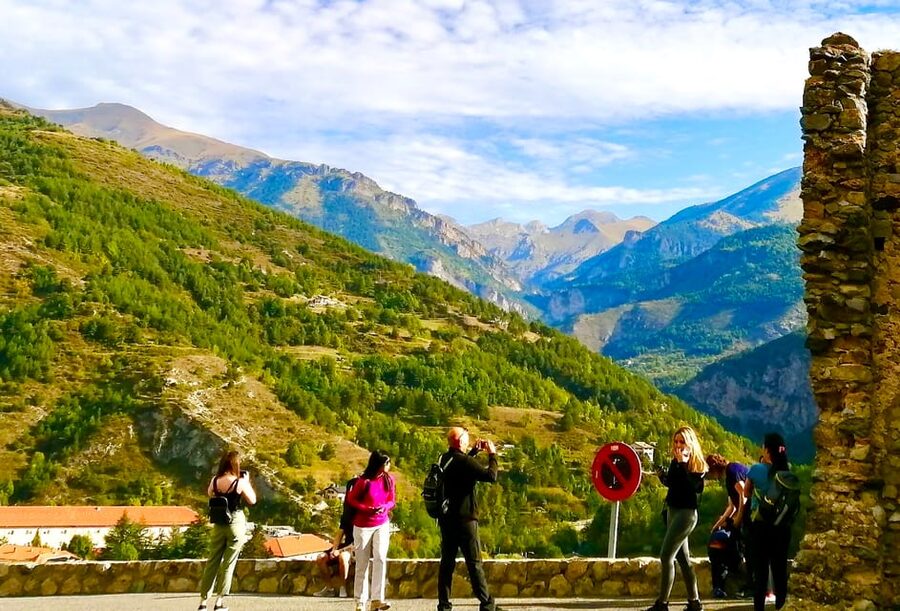 From Nice: Historic Train Ride & Alps Villages - The optional hike through forest and giant sandstone blocks