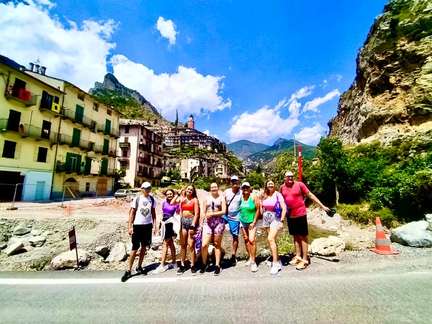 From Nice: Historic Train Ride & Alps Villages - The first village, fortifications and a hilltop castle