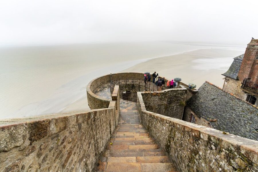 From Paris: Mont Saint Michel Day Trip with a Guide - Inside Mont Saint-Michel Abbey