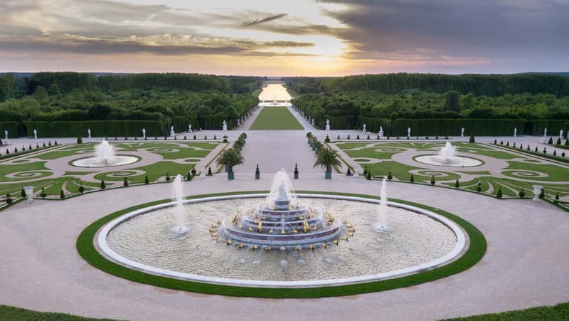 From Paris: Versailles Palace and Gardens with Transfer - The gardens designed by André Le Notre