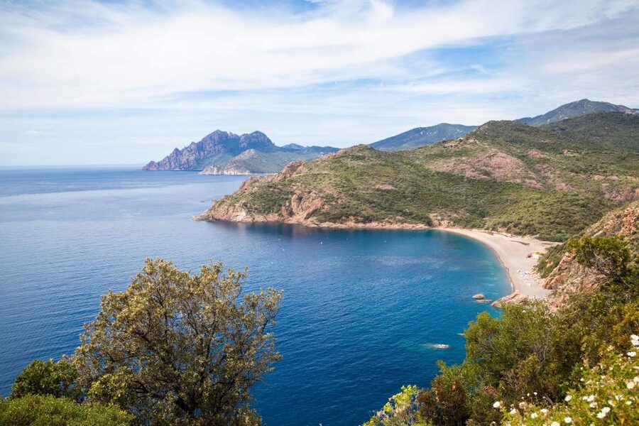 From Porto: Boat tour to the Calanches of Piana & Capo Rosso - The Calanche de Piana from water level