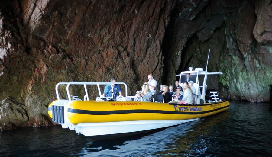 From Porto: Calanche de Piana and Capo Rosso Boat Tour - Capo Rosso, caves, and the natural pool