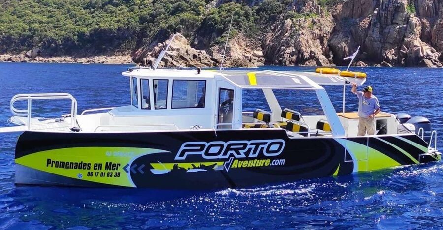 From Porto: Piana Creeks, Scandola on Family Boat - Capo Rosso caves and natural pools