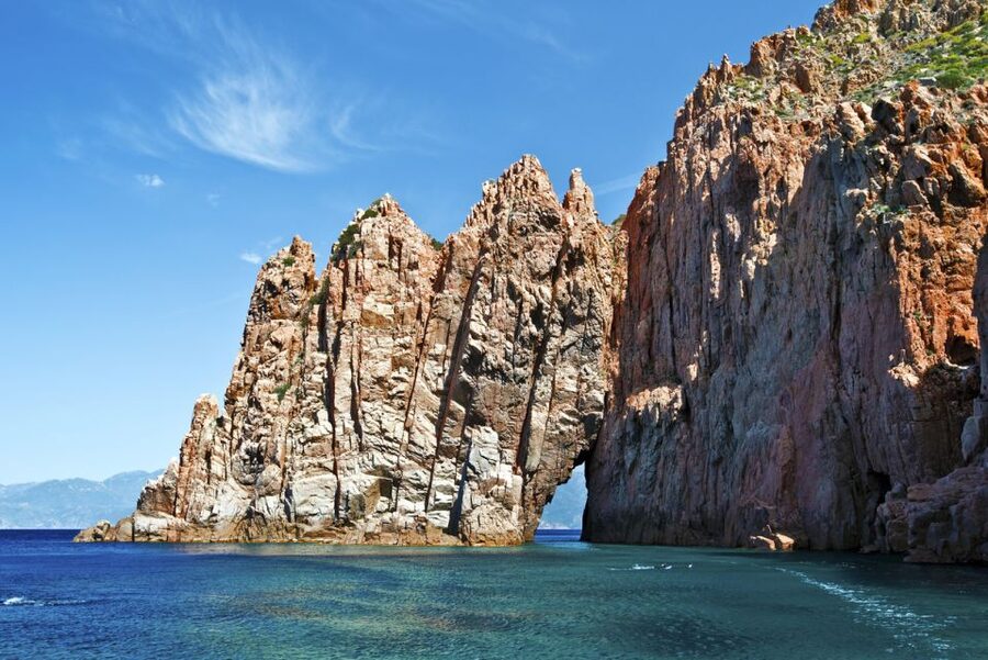 From Sagone/Cargèse: Piana, Scandola, Girolata Boat Tour - The value of $91 per person