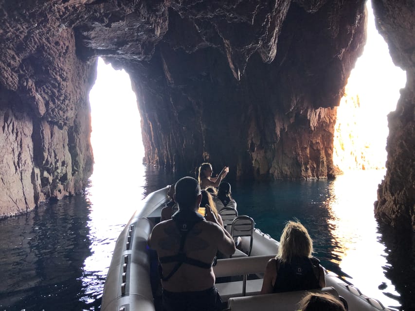 From Sagone/Cargèse: Scandola and Calanques de Piana Cruise - Through the Gulf of Porto toward Piana