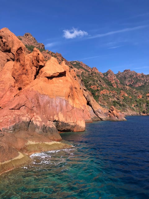From Sagone/Cargèse: Scandola and Calanques de Piana Cruise - The red cliffs and caves of Capo Rosso