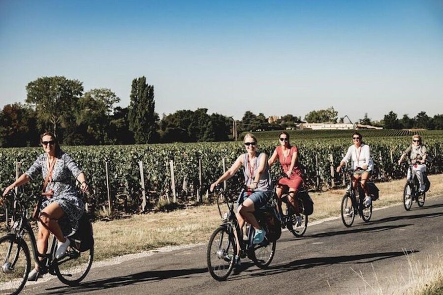 From Saint-Emilion : Half Day Electric Bike Tour - Rolling out toward the first estate