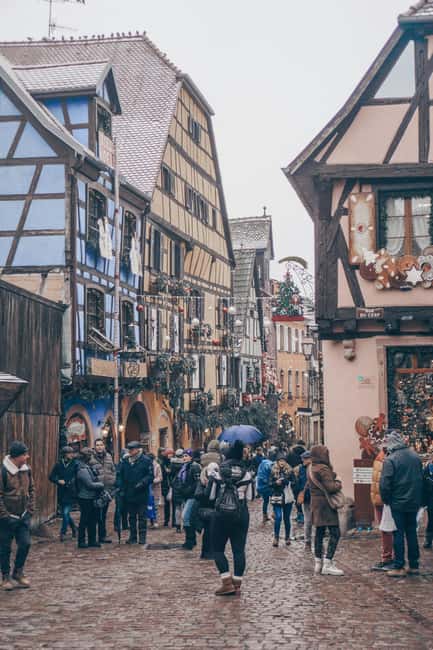 From Strasbourg: Castle, Riquewihr & Colmar Private DayTrip - The Alsace Wine Route between the stops