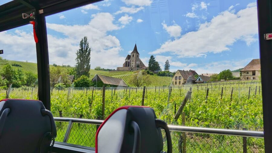 From Strasbourg: Medieval Villages & Wine Tasting Day Trip - Eguisheim at the end of a long day